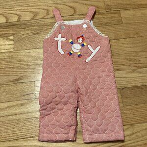 Vintage Appliqué Overall